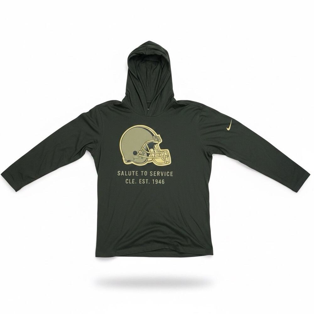Nike Dri fit Cleveland Browns Salute To service Hoodie